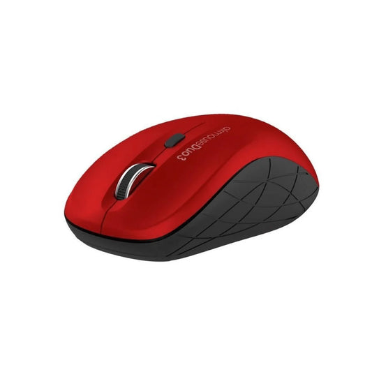 Alcatroz Airmouse Duo 3 Silent Wireless and Bluetooth Mouse - Black/Red