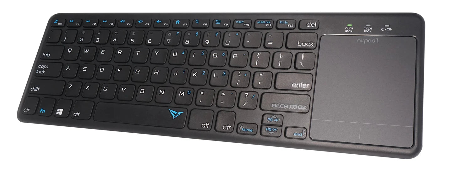 Alcatroz Airpad 1 Wireless Keyboard with touchpad - Black