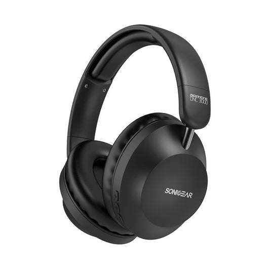 SonicGear Airphone DNC 3000 Digital Active Noise Cancellation Headsets - Platinum