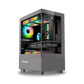 Armaggeddon Aquaron Duplex One RGB MicroATX Gaming Case - Black