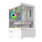 Armaggeddon Aquaron Duplex One RGB MicroATX Gaming Case - White