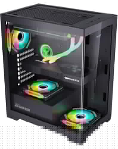 Armaggeddon Aquaron Pro ATX Gaming Case - Black