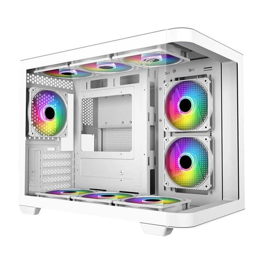 Armaggeddon Aquaron X-Curve 285 MicroATX Gaming Case - White