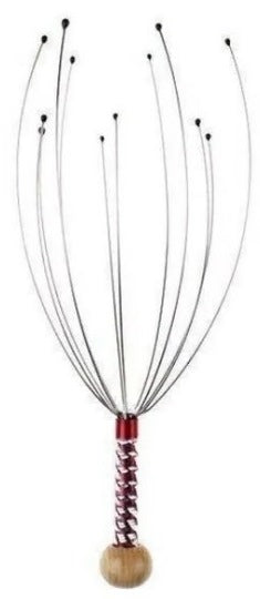 Casey 12 Fingers Head And Scalp Hand Held Manual Massager (6 pack by Valotronics)