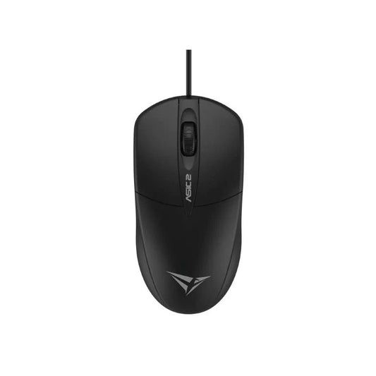 Alcatroz Asic 2 High Resolution Optical Wired Mouse - Black (2 pack by Valotronics)
