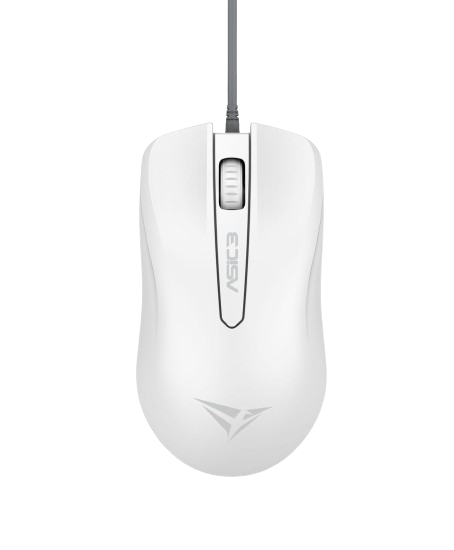 Alcatroz Asic 3 (2021 Edition) Optical Wired Mouse - White (2 pack by Valotronics)