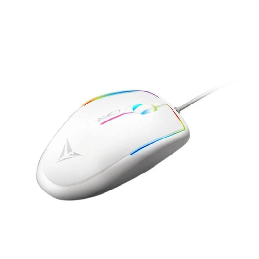 Alcatroz Asic 7 RGB FX Wired USB Mouse - White (2 pack by Valotronics)