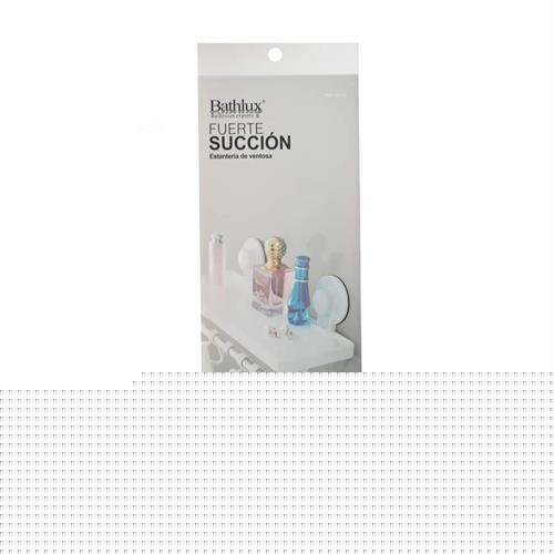 Bathlux Shelf With Hanging Rack With Suction Cup Retail Box