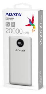 Adata P20000QCD 20000mAh Whi