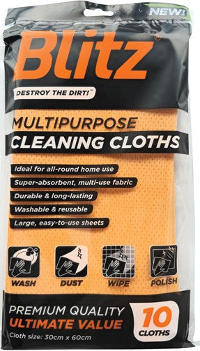 Tevo Blitz 10 Pack Premium Cloths (3 pack by Valotronics)