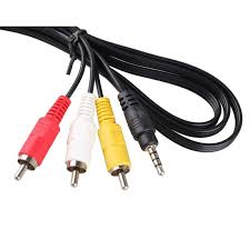 3.5mm(M) to RCA(L+R)M & Video (6 pack by Valotronics)