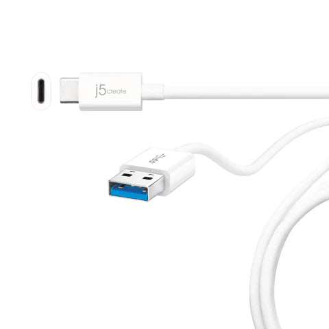 J5 JUCX06 type-C->U3-typeA-1m