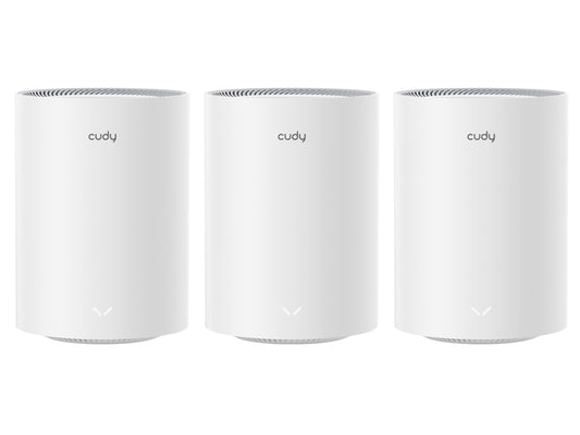 Cudy Dual Band WiFi 6 3000Mbps Multi-Gigabit Mesh 3-Pack | M3000 (3-Pack)