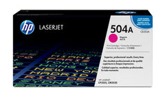 HP 504A CP3525/CM3530 MFP Magenta Print Toner Cartridge Prints Approximately 7 0