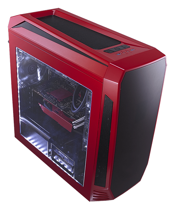 Bitfenix AEgis Red+Win