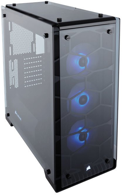 Corsair 570X-RGB crystal+3xR