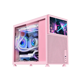 Armaggeddon Tessaraxx Core Vision Micro-ATX Gaming Case - Pink
