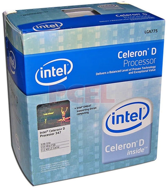 ntel Celeron D Processor 347 512K Cache, 3.06 GHz, 533 MHz FSB