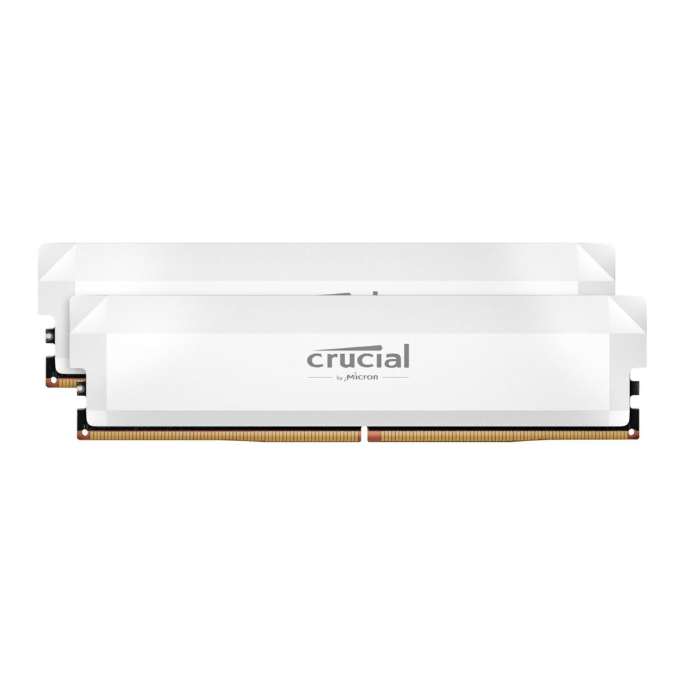 Crucial Pro DDR5 6400MHz 32GB Overclocking Memory Kit - White 