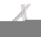 Casey 6 Piece Stainless Steel 45cm Length BBQ Kebab Skewers (2 pack by Valotronics)