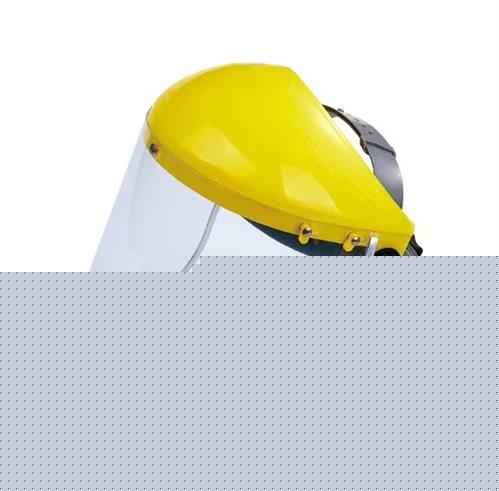 Casey Yellow Top Helmet Face Shield Anti Fog and Reusable