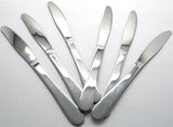Casey Catering 6 Piece Stainless Steel Dinner Knives Set (2 pack by Valotronics)