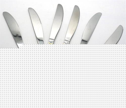 Casey Catering 6 Piece Stainless Steel Dinner Knives Set (2 pack by Valotronics)