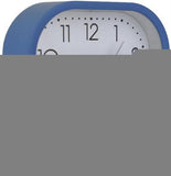 Casey Bedside Square Alarm Clock 12cm Blue (2 pack by Valotronics)