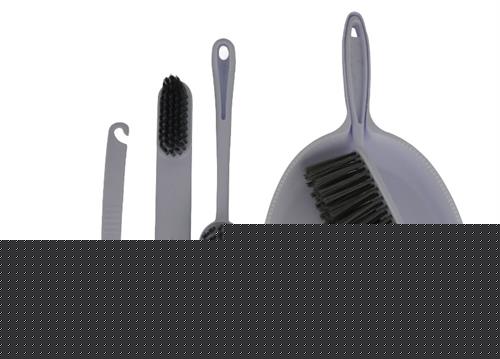Casey 5 Pack Dust Pan Broom Set White (2 pack by Valotronics)