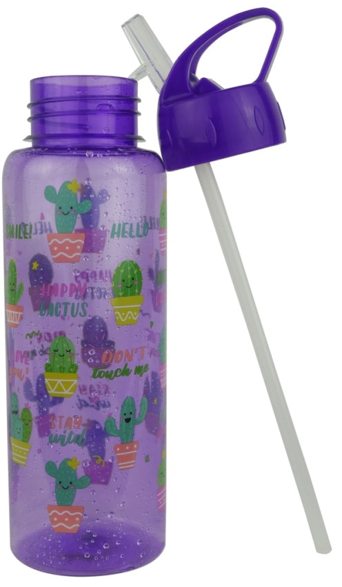 Casey FlipTop 1 Litre Plastic Water Bottle With Drinking (3 pack by Valotronics)