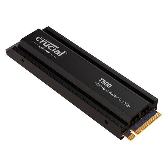 Crucial 1TB T500 PCIe 4.0 x4 M.2 Internal SSD with Heatsink