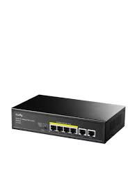 CUDY FS1006P 6-PORT (4X POE / 2X UPLINK) ETHERNET 60W POE SWITCH