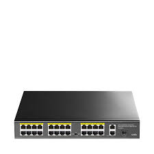 CUDY FS1026P 26-PORT (24X POE / 2X GBE UPLINK / 1X SFP) ETHERNET 300W POE+ SWITCH