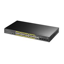 CUDY GS2028PS4 28-PORT (24X POE / 4X GBE/SFP COMBO) GIGABIT L2 300W POE+ MANAGED SWITCH