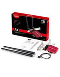 CUDY WE3000S AX5400 WIFI6E & BLUETOOTH TRI-BAND PCI EXPRESS CARD WITH FIXED DUAL ANTENNA