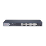 Hikvision L2  Smart Managed  24 Gigabit PoE ports  2 Gigabit SFP ports  802.3af/