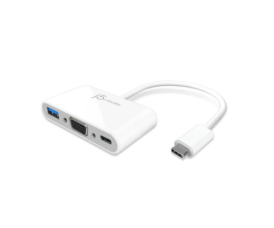 J5 JCA378 type-C D-SUB+U3 dock