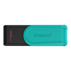 Kingston 128GB Portable USB 3.2 Gen 1 DataTraveler Exodia S (Black/Turquoise)