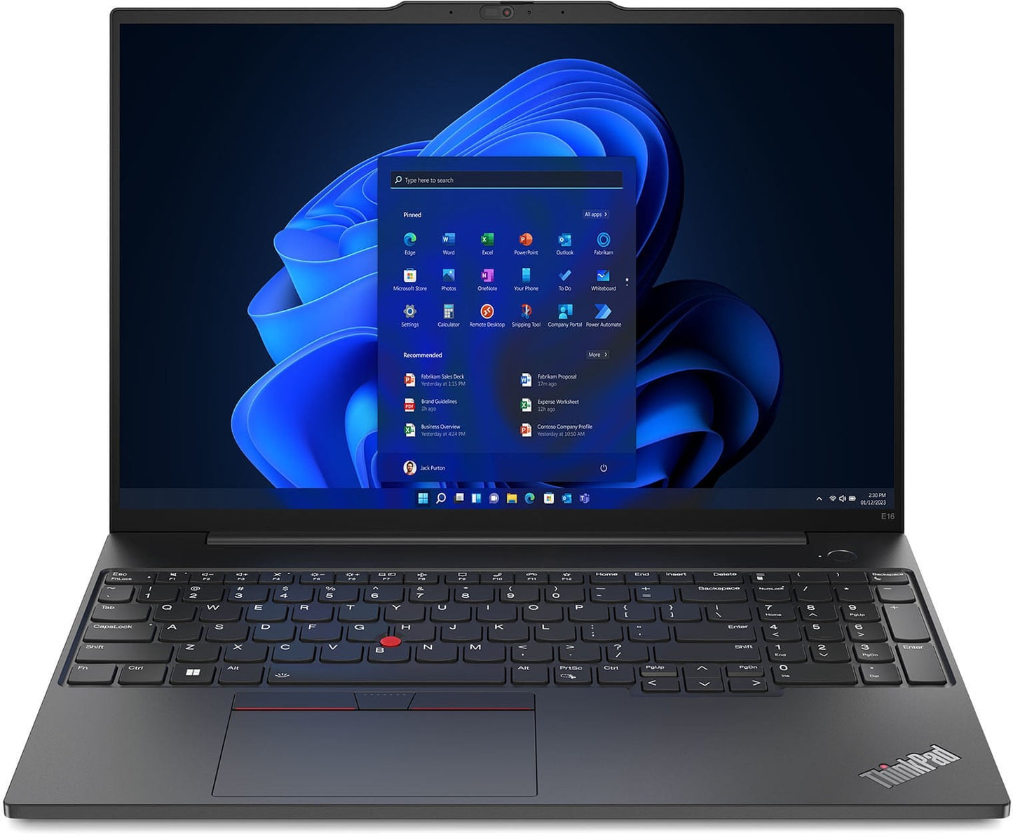 16.0" INTEL i7-1355U 8GB 512GB SSD 1YR PREM LENOVO E16
