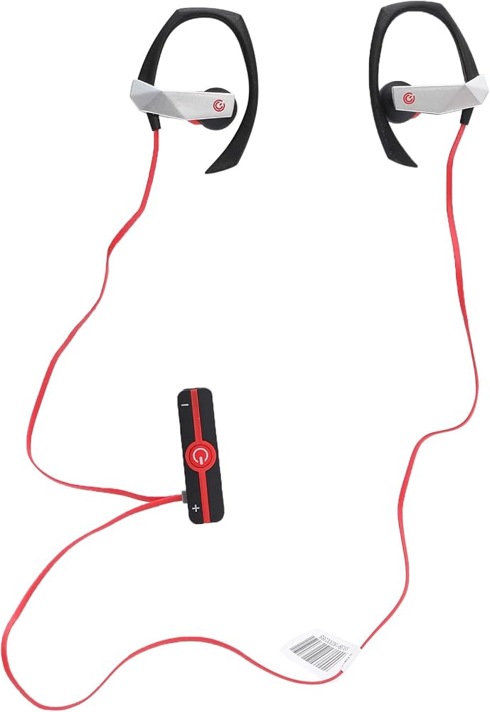 SonicGear Earpump Sport 300 Bluetooth Earphones - Black/Red