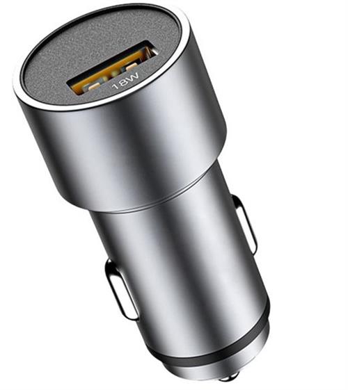 Ezra QC3.0 Quick Charge 1 Port Usb Car Charger Silver (2 pack by Valotronics)