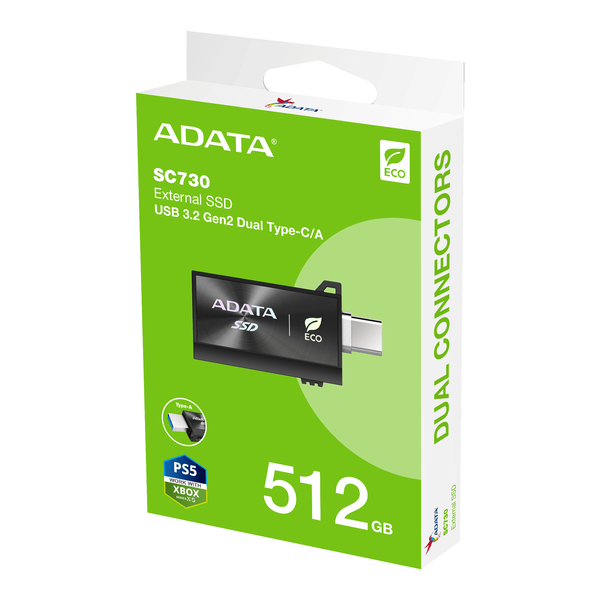 Adata SC730 1TB External USB Flash Solid State Drive
