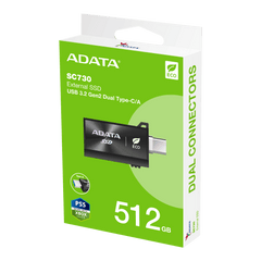 Adata SC730 1TB External USB Flash Solid State Drive