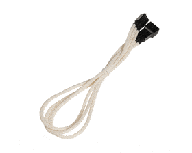 Bitfenix 3pin ext. 90cm Whit