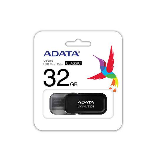 Adata 32Gb UV240 Blk usb2.0 (2 pack by Valotronics)