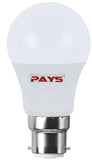 Noble Pays A60 Daylight 9w B22 LED Lamp Retail Box 1 year (3 pack by Valotronics)
