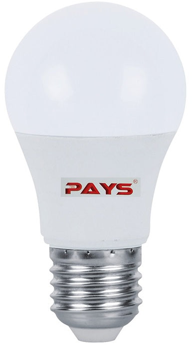 Noble Pays A60 Daylight 9w E27 LED Lamp Retail Box 1 year (3 pack by Valotronics)