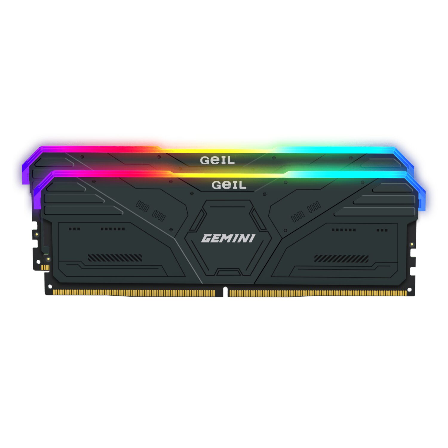 Geil Gemini RGB 32GB KIT(2X16GB) 6000MHz DDR5 Desktop Gaming Memory - Grey 