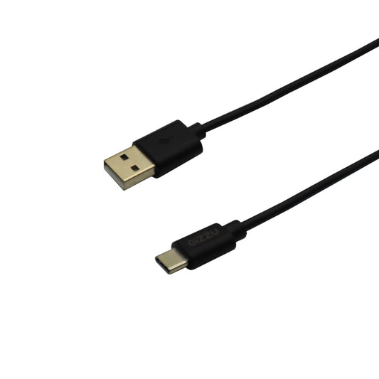 Gizzu USB Type-C to Type-A Cable - 2m – Black (2 (2 (2 (2 (2 (2 (2 (2 (2 pack by Valotronics)