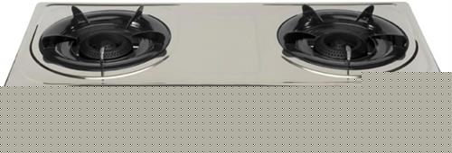 ALVA GAS STOVE 2 PLATE STAINLESS STEEL